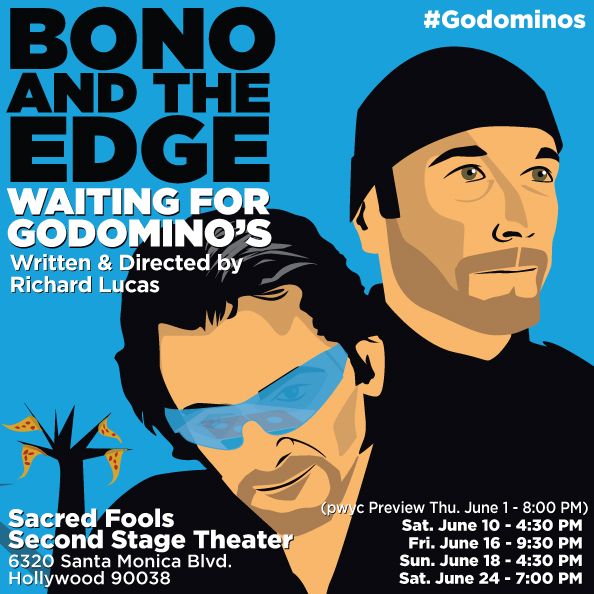 Richard Lucas' award-winning play Bono and The Edge Waiting for Godomino's